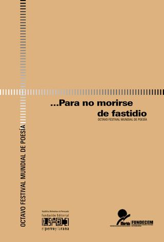 ...Para no morirse de fastidio